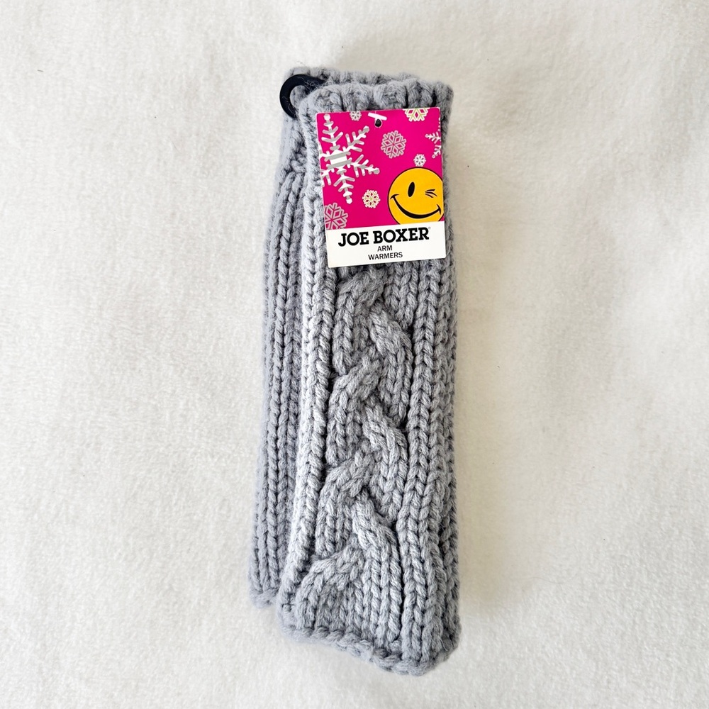90s Vintage Joe Boxer Cable Knit Hand & Arm Warmers – Deadstock NWT